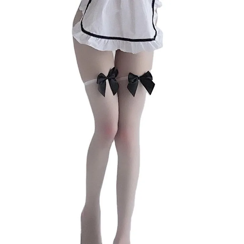 Прямая поставка Колготки с бантами Для женщин сексуальные блестящие колготки