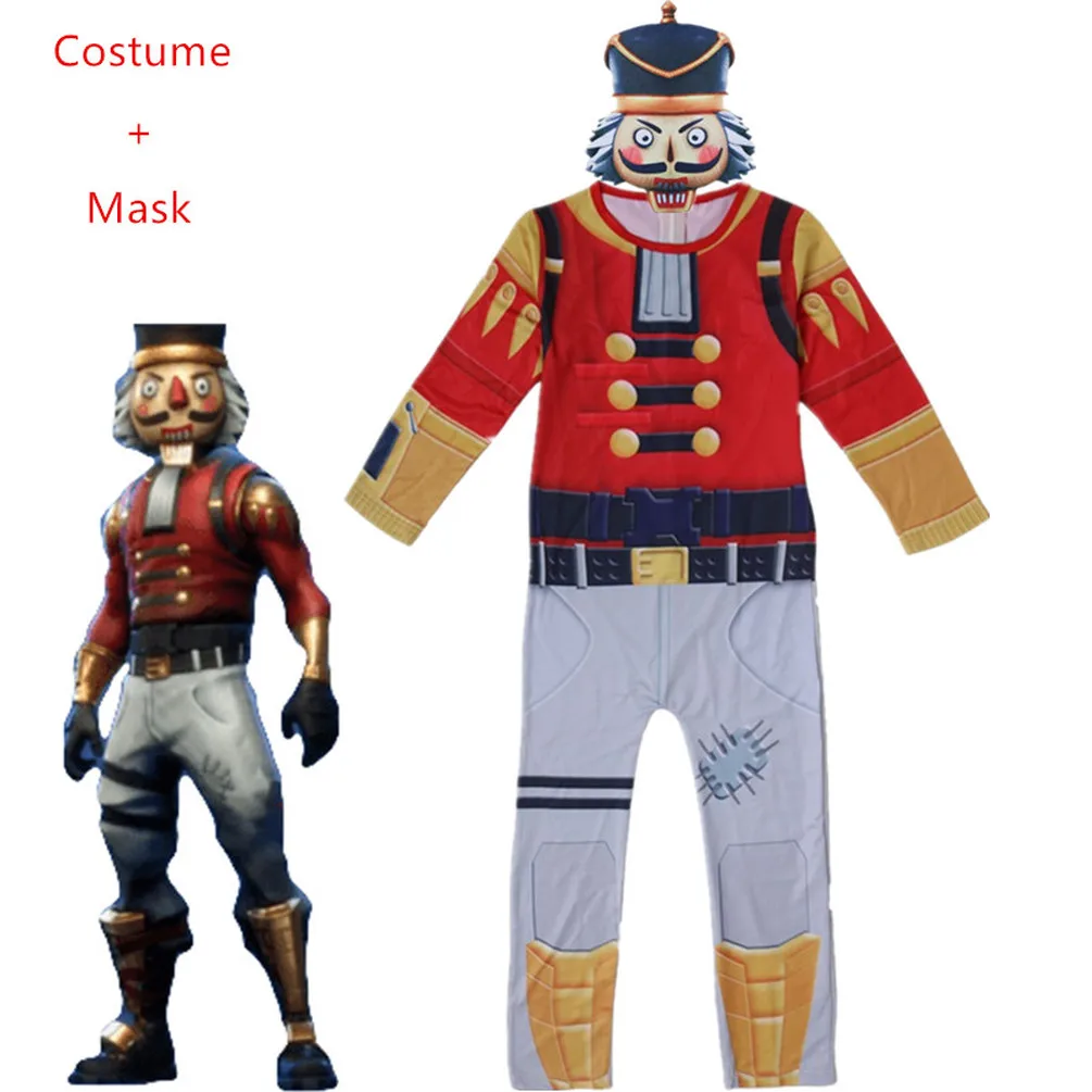 Комбинезон с черепами для мальчиков одежда косплея на Хэллоуин вечерние костюмы