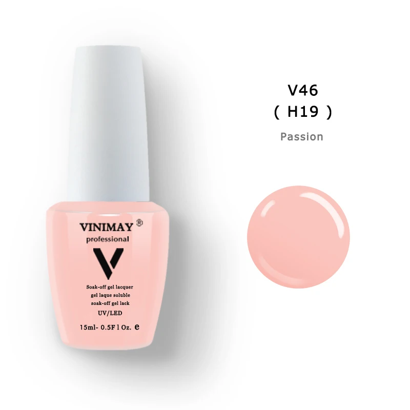 V46 VINIMAY 96 цветной гель лак для ногтей, Гелевый лак гель Varnis Gellak лак набор праймеров Замачивание опий УФ гель лак для ногтей салон искусства 15 мл - Цвет: V46