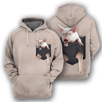 new mens hoodie cute animal pig pattern 3d printed zipper hoodie unisex harajuku casual sweatshirt dyi270