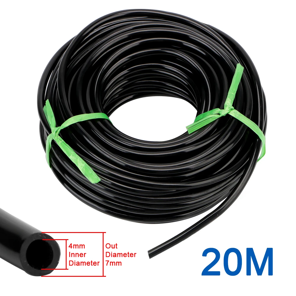 Поливочный шланг 4/7 мм для газона балкона теплицы ПВХ капельная труба 20 м |