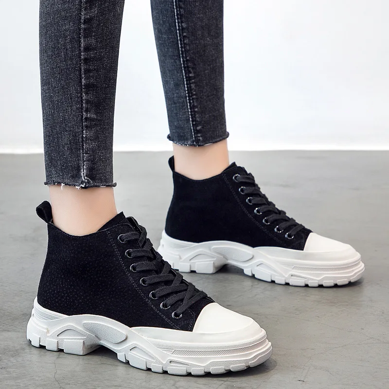 Новый Одежда высшего качества Женские туфли для повседневной носки из