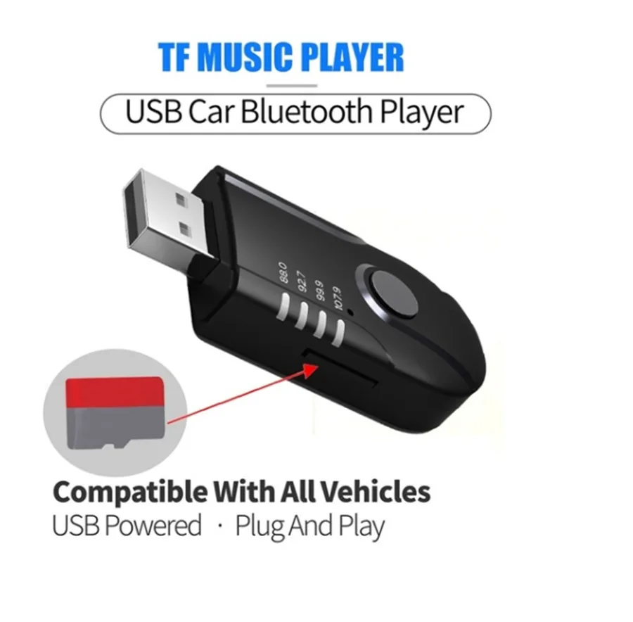 fm-трансмиттер с USB питанием Bluetooth Автомобильный Auxz аудио плеер TF музыкальный адаптер беспроводной приемник для гарнитуры автомобильный fm-модулятор
