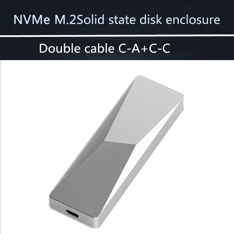 PC280AC-A.C-C Портативный корпус SSD с поддержкой PCIe M.2 nvme корпуса ssd type c 3,1 gen2 10 Гбит/с Высокоскоростная передача жесткого диска - Цвет: PC280AC-A.C-C