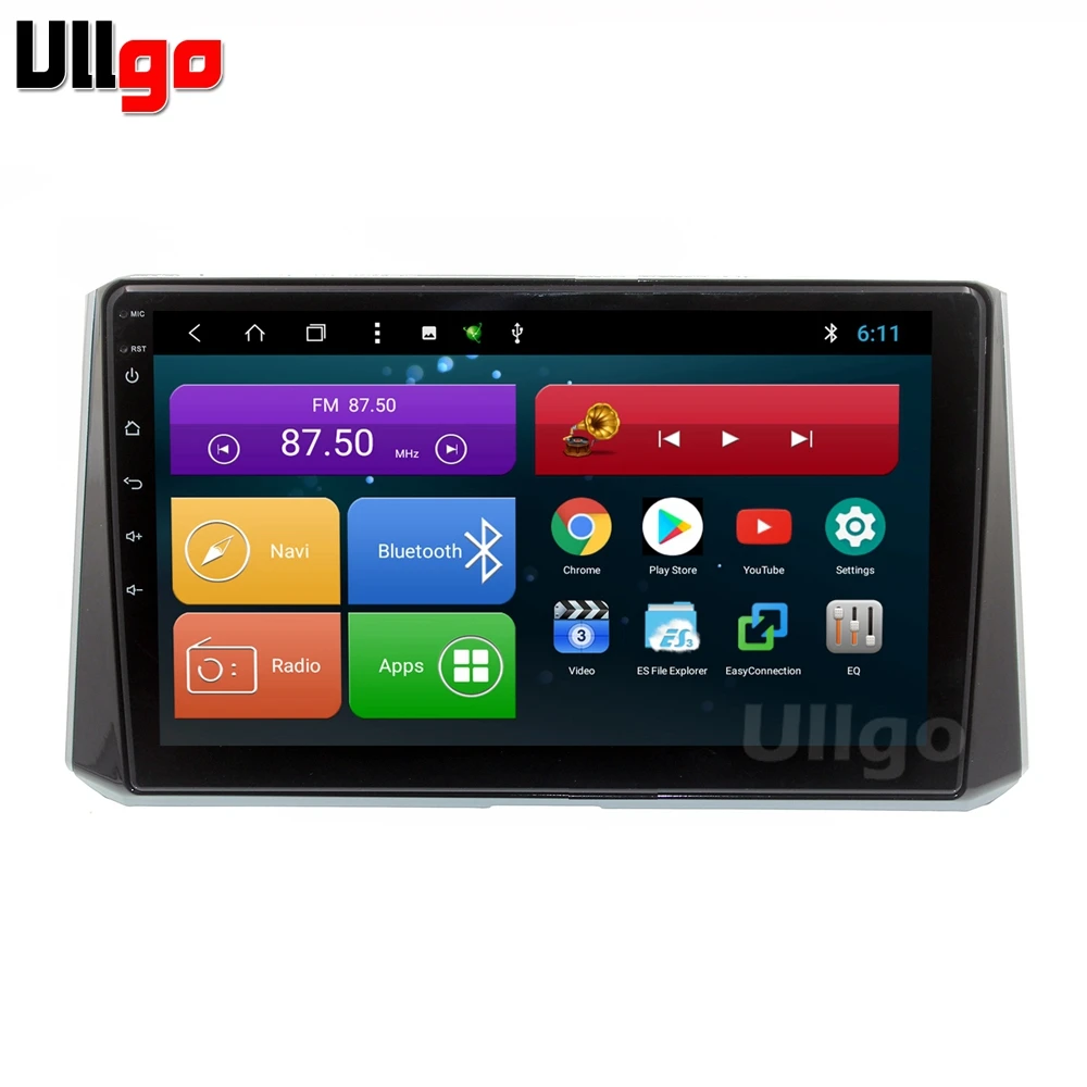 Головное устройство Автомобильное на Android 4 Гб ОЗУ + 64 ПЗУ 10 1 дюйма для Toyota Corolla 2019