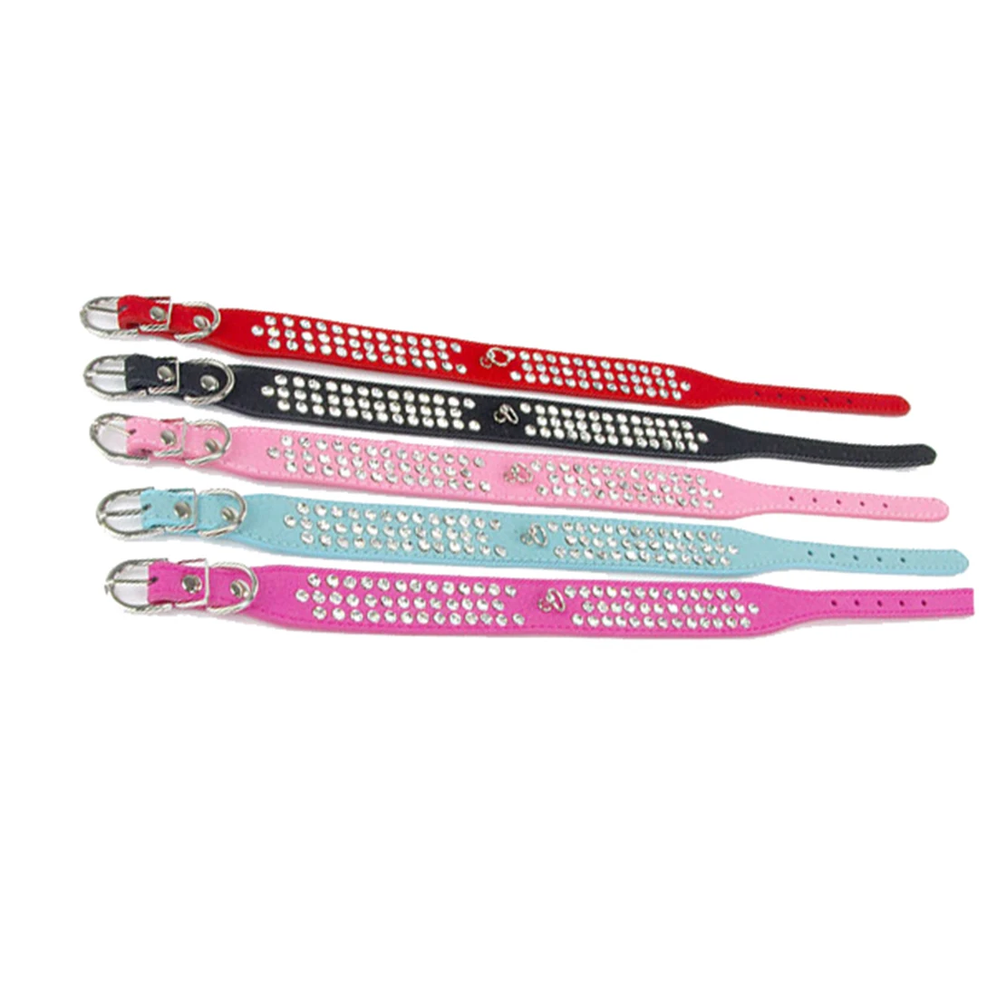 

2021 Rhinestone Puppy Dog Collars Personalized Small Dogs Chihuahua Collar Custom Necklace Free Name Pet Accessories pet tool