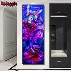 Картина из страз сделай сам, 5d алмазная вышивка красивая русалка, полноразмерная вышивка крестиком, с синими и морскими животными