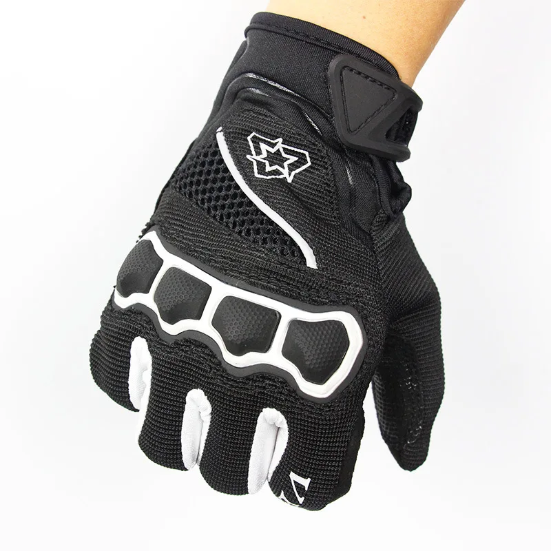 Мотоциклетные Перчатки сенсорный экран езда ручная Защита от скольжения полный