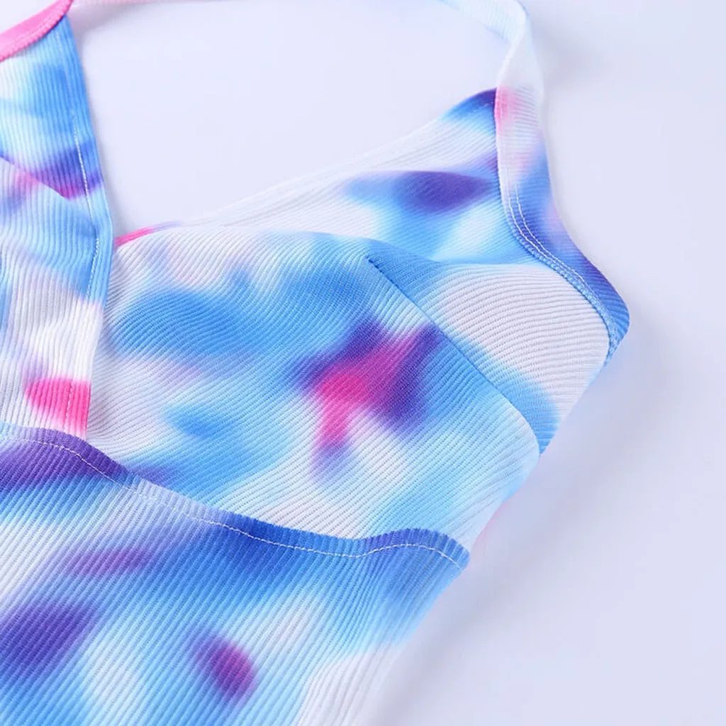 2020 Новый Для женщин укороченный Топ Лето Глубокий v образный Вырез сексуальная