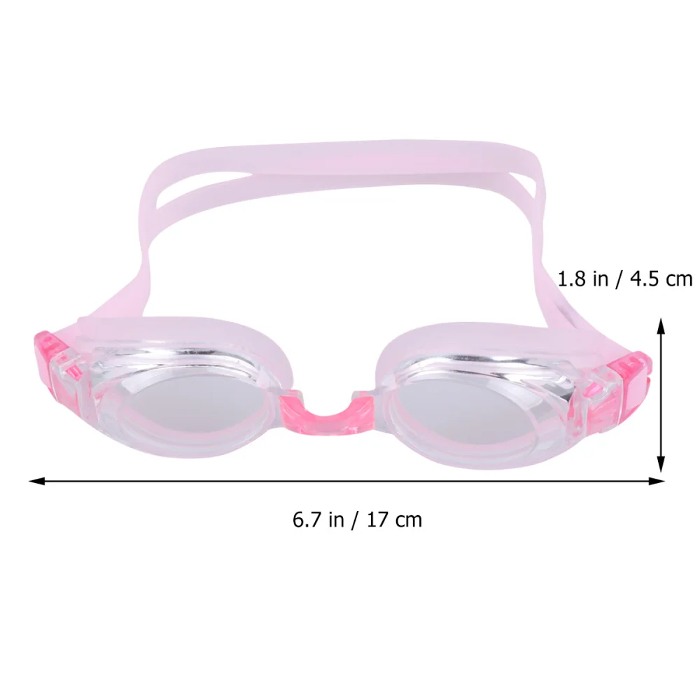 

UV Block Swimming Goggles Anti-fog Adjustable Swimming Glasses Beach Pool Accessories Silicone Eyewear for Adults (Black)