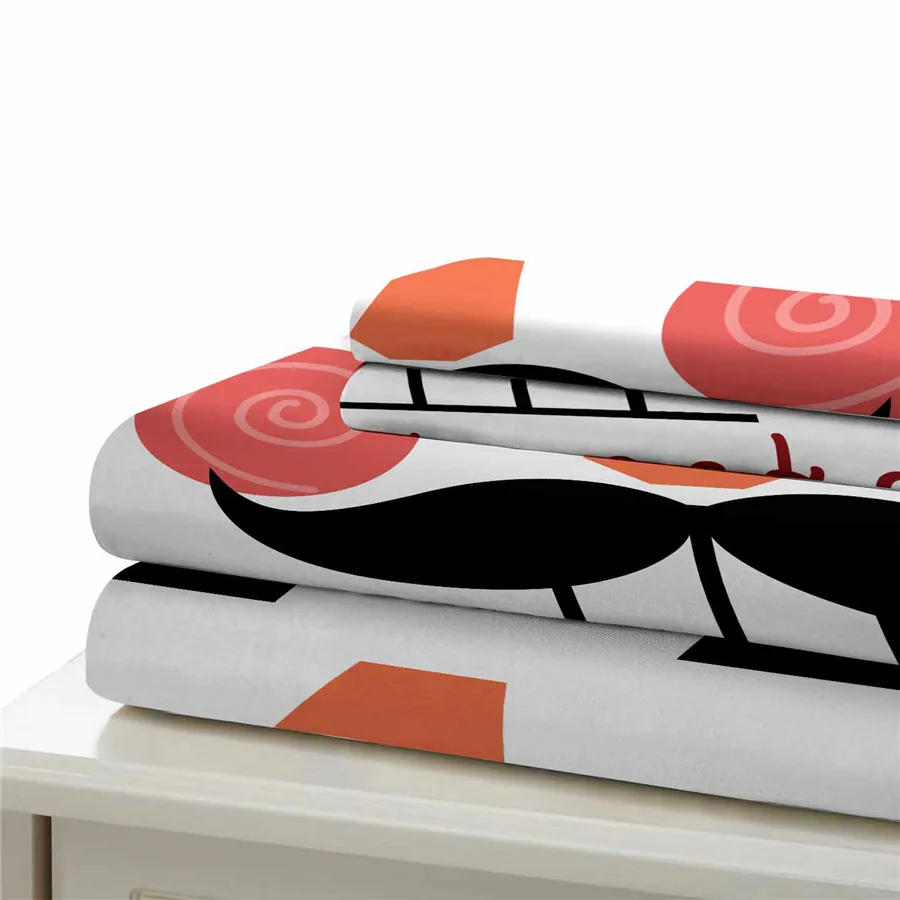 HELENGILI 3D Постельное белье Щелкунчик печати пододеяльник набор Bedcloth с Наволочка на