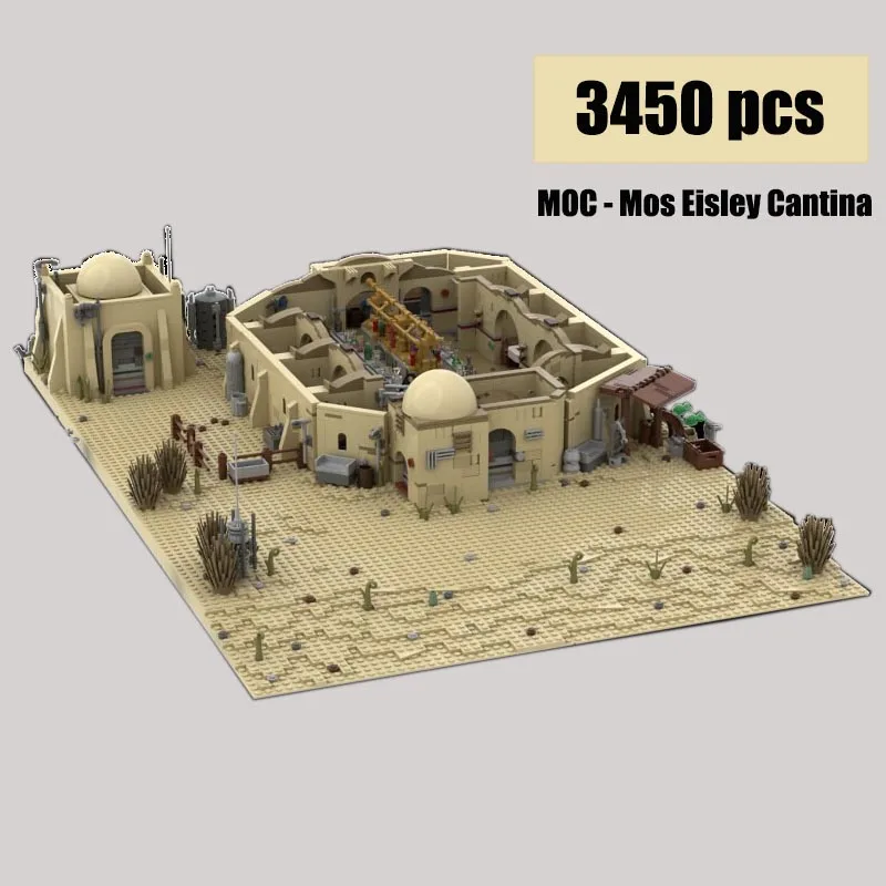 

NEW MOC-10024 A New Hope Seriers Mos Eisley-Cantina Skywalke R2D2 Building Block Brick Toy Compatible Lepines Toy Gift