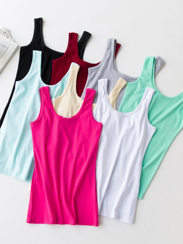 

Base Coat Small Sling Waistcoat Women's Pure Cotton With Sexy Slim Inside Student's Pure Color Top