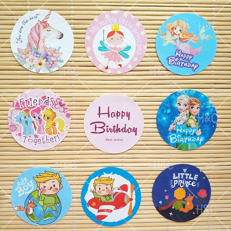 10 шт. наклейки на бутылки Микки Маус | Дом и сад