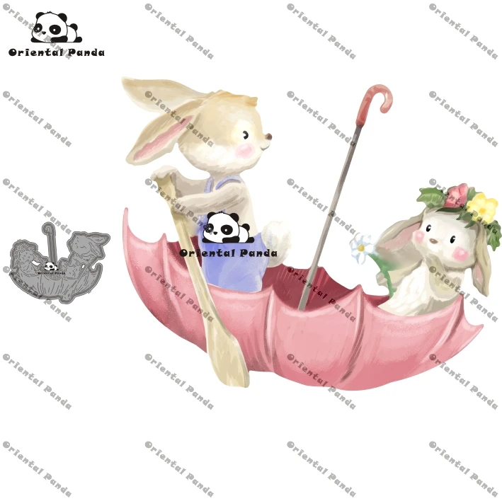 

New Dies 2020 Camper Van Metal Rabbit umbrella Dies diy Dies photo album cutting dies Scrapbooking Stencil Die