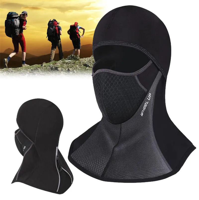 

High Quality Anti-Spitting Saliva Face Shield with Neck Windproof Hat for Protective Filter Activated Carbon Full Face Mask