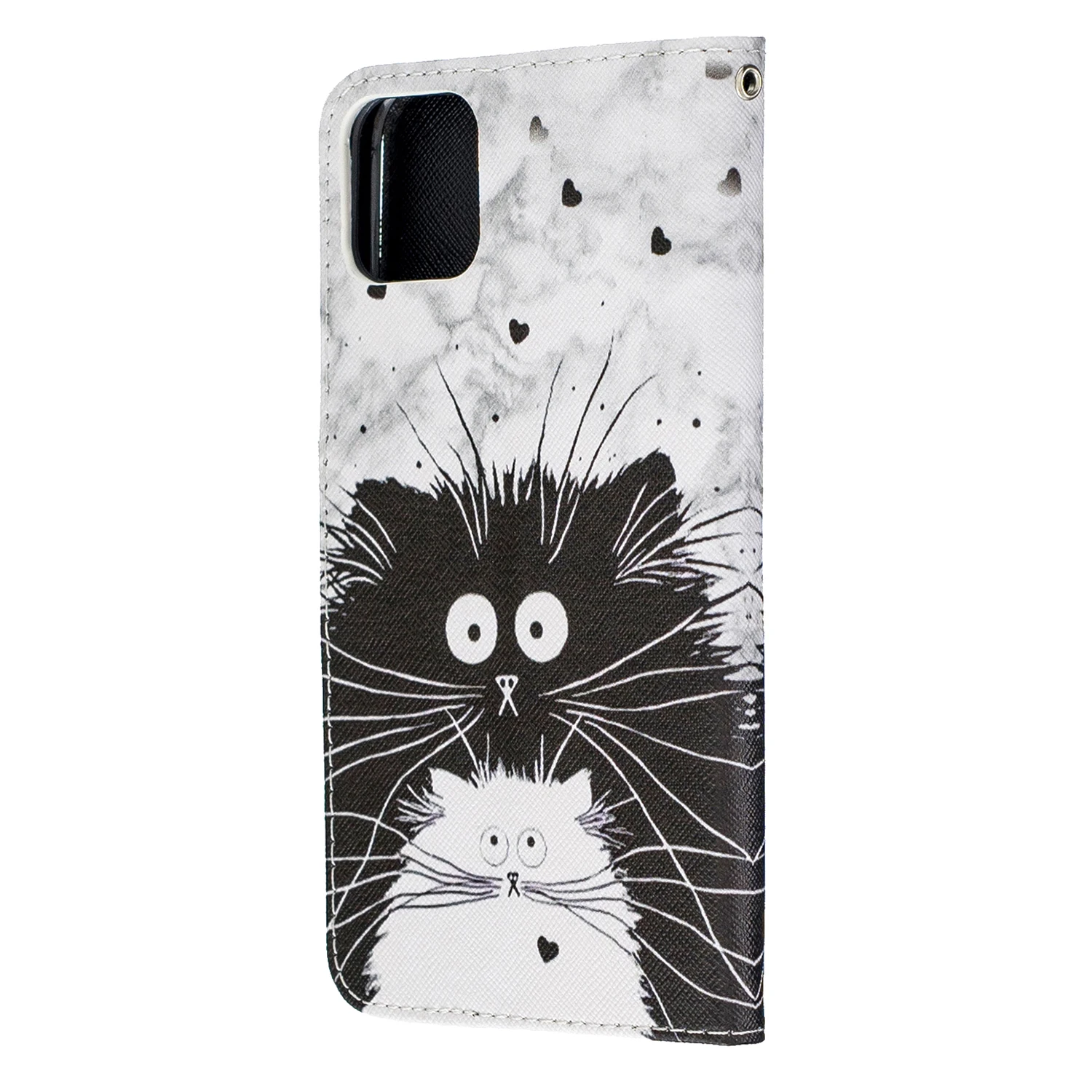 

Painted Leather Case for IPhone 11 12 Pro Max XR X XS SE 2020 6S 7 8 Plus Flip Wallet Cover Full Body Protection Shockproof Capa