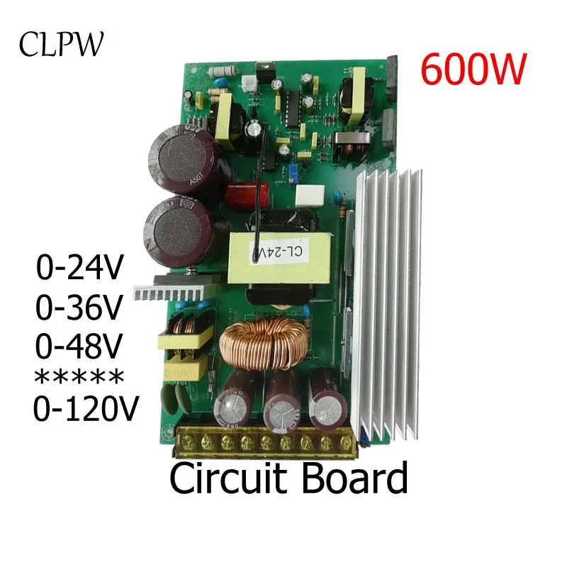 Single output power supply 600W AC-DC 12V 50A 24V 25A 30V 36V 48V 60V 70V 80V 90V 100V 110V 120V LED SMPS CCTV charger | Обустройство