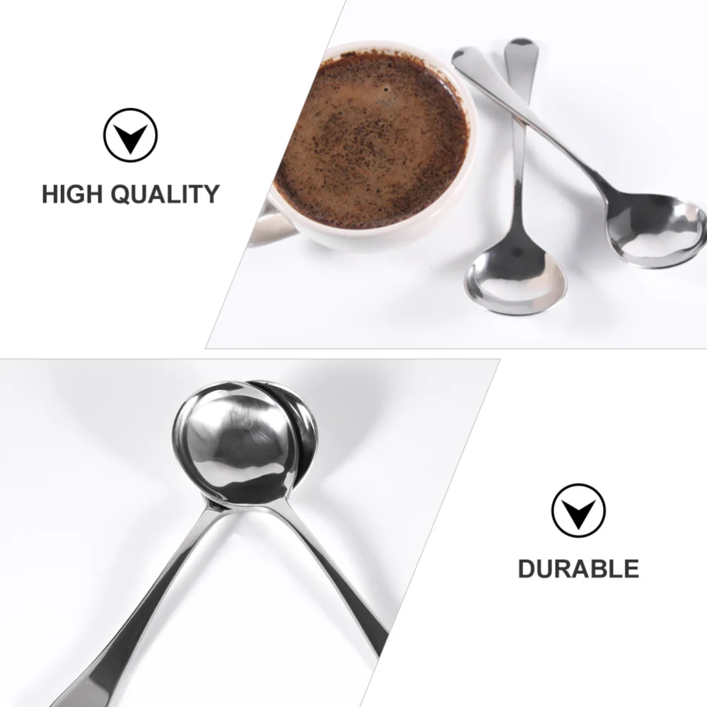 

Stainless Steel Coffee Drinking Spoon Coffee Cup Measuring Spoon Taste Spoon