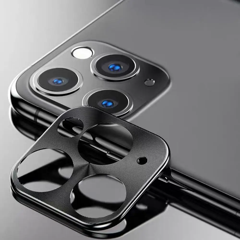 Металлический чехол для защиты линз мобильного телефона для iPhone смартфона Pro Case Lente Ring Back Bumper Camera Lenses 11 Max Prot V6G3.