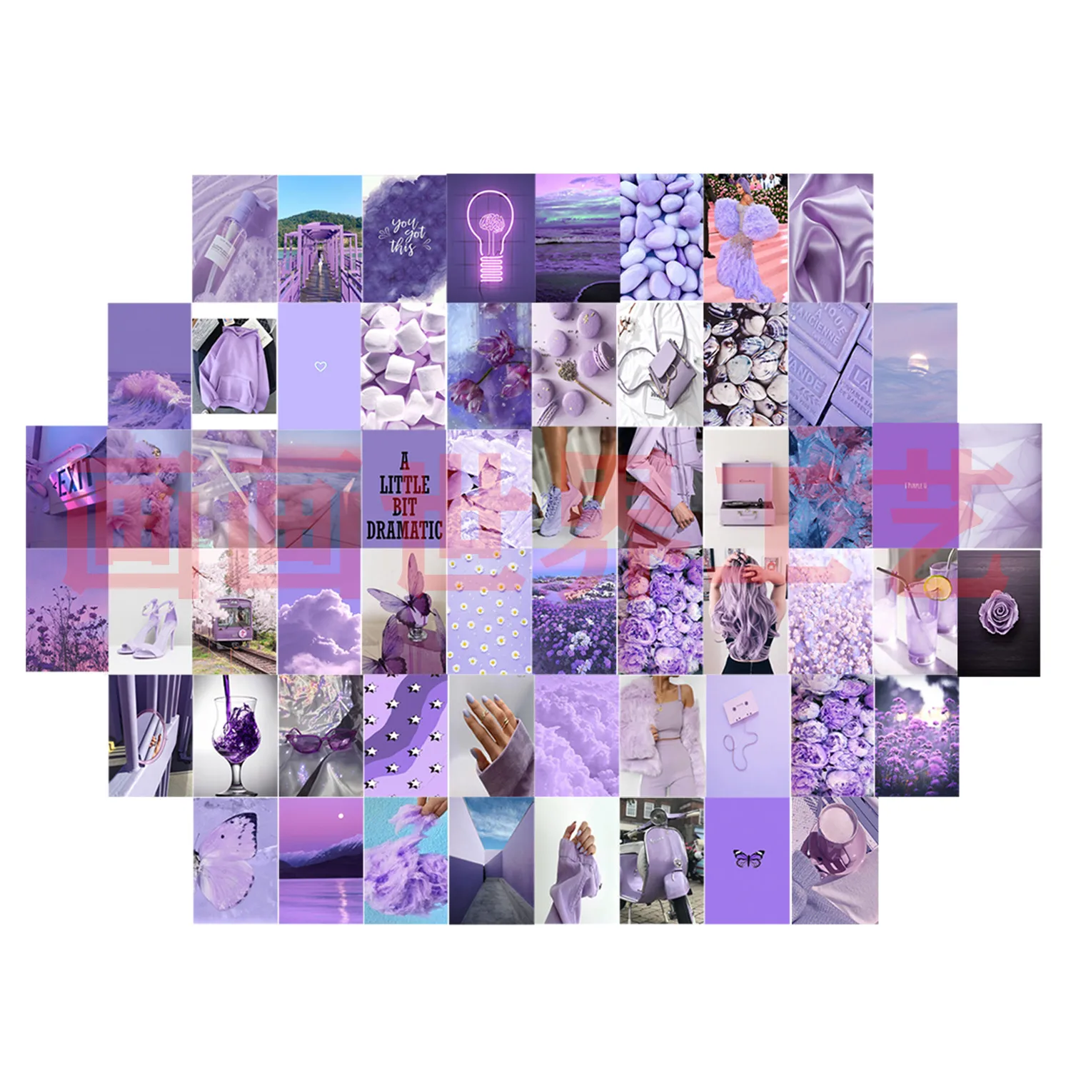 

Postcard Photo Collage Set Wall Collage Kit Exqusite Aesthetic Posters Bedroom Decor