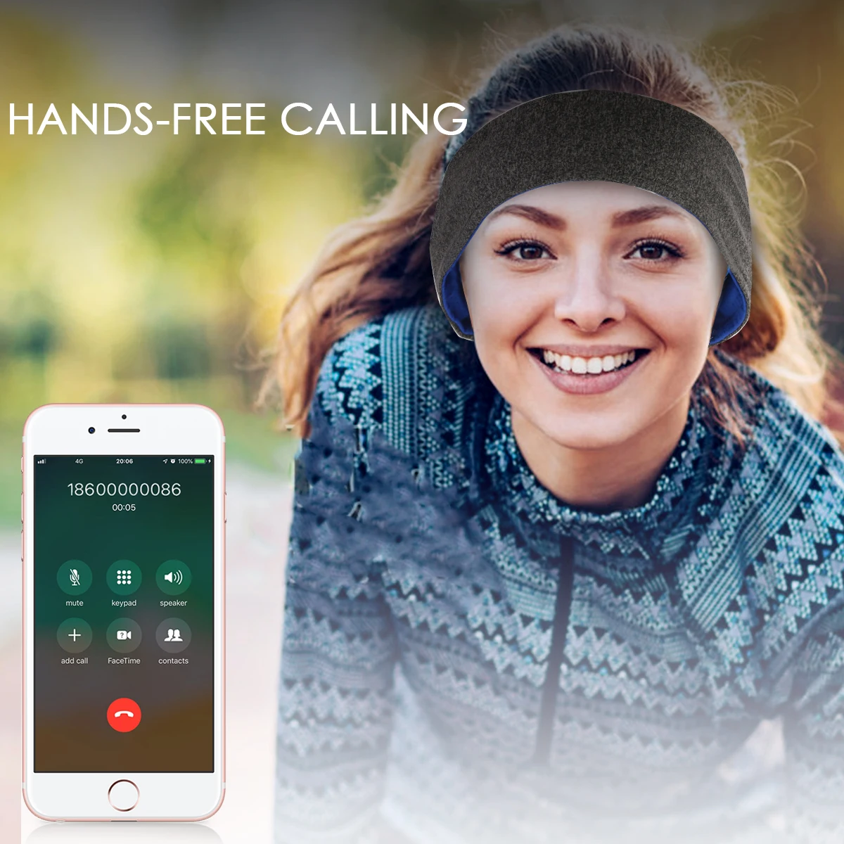 

Washable Sports Wireless Headphone Music Headband For Running Fitness Tablet, PC, Laptop Bt4.2 Wireless Distance 10m