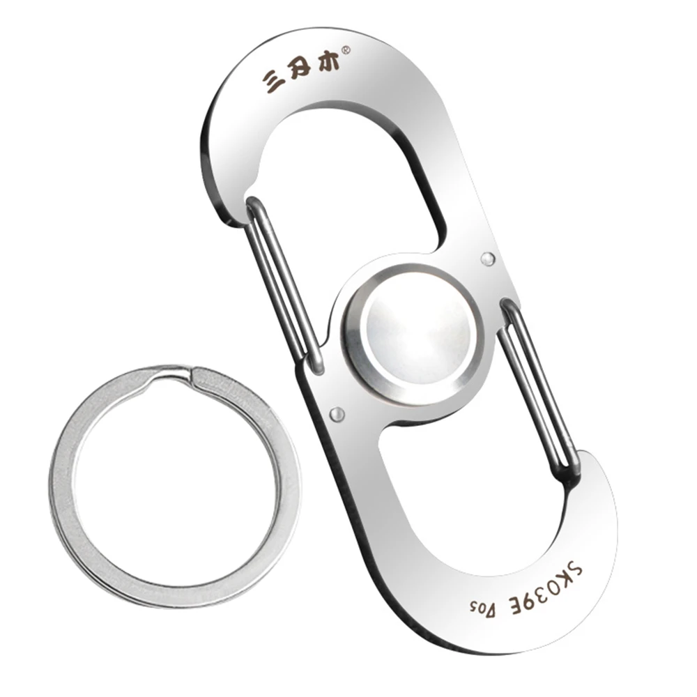 Многофункциональный Карабин брелок с шапочкой для снятия стресса подъемник