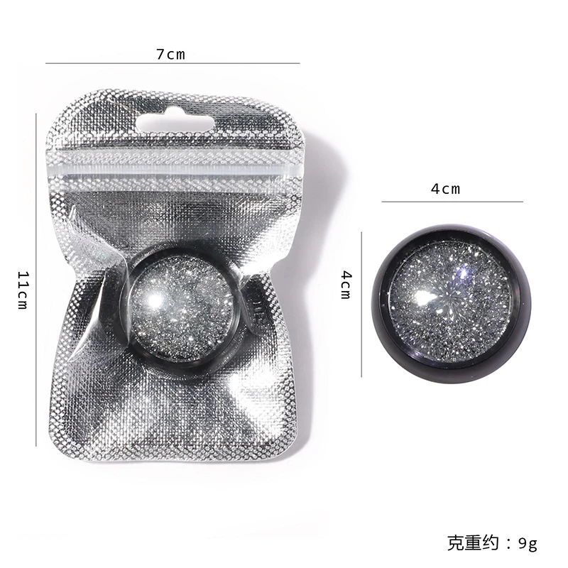 1 Box Reflective Diamonds Nail Glitter Powder Dazzling Nail Art DIY Decoration Polish Chrome Dust Sparkly Flash Disco Pigment images - 6