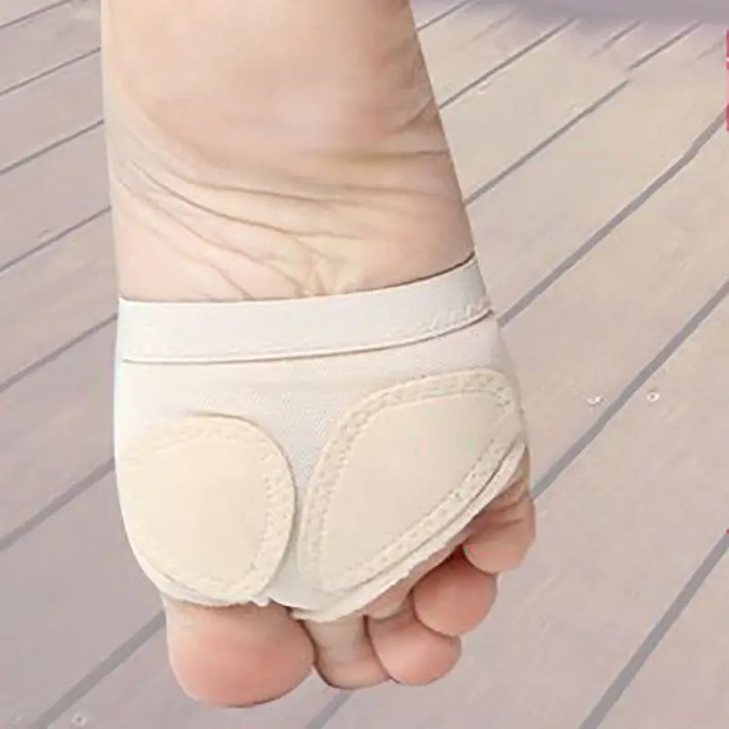 

Belly Dance Shoes Front Foot Cover Ballet Gymnastics Latin Dance Practice Foot Set 2 pcs 2021