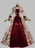 colonial victorian gothic steampunk dress gothic period gowns reenactment theatre clothing renaissance medieval costumes