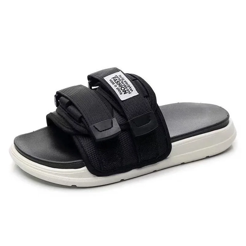 

Female Shoes Ladies' Slippers Luxury Slides Low Summer Clogs Woman 2021 Designer Flat Beach Fabric Rome Rubber Basic Cotton