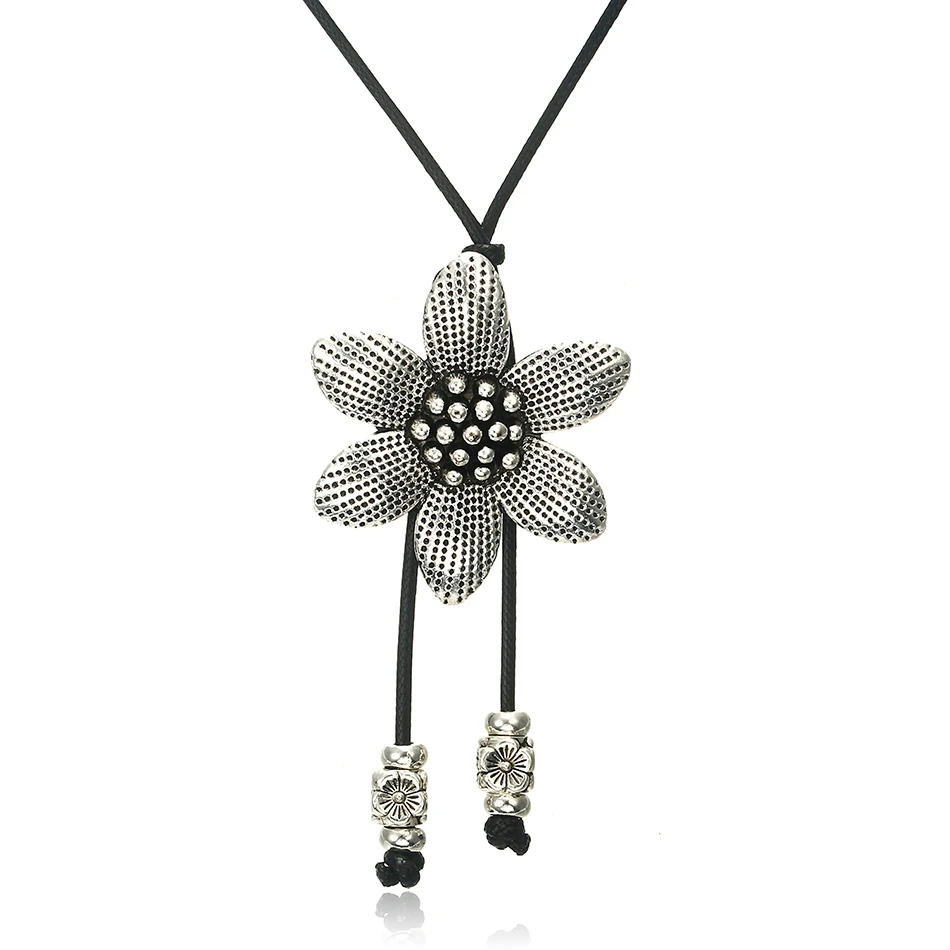 Женские винтажные Длинные ожерелья $ кулоны для женщин свитер ожерелье кулон с