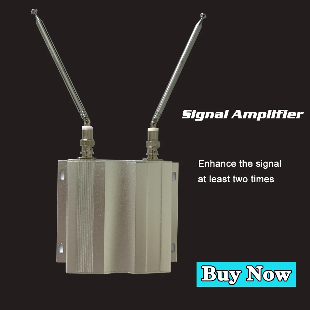 Wireless Signal Booster Repeater Enhanced Amplifier In Silver Color Frequency 433.92 Mhz Enlarge the Transmission Distance