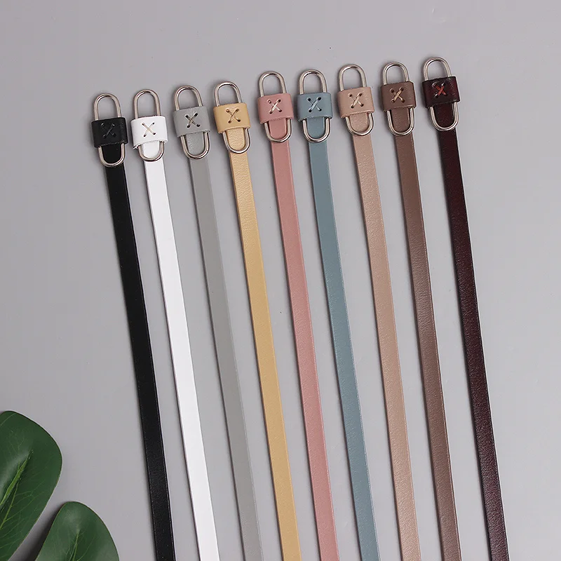 

2021 Adjustable Female Bovine Leather Belt, Slim Belt, Corset, European Fashion, Sweet, Beautiful Colour, Cow Hide, Cinch Belt