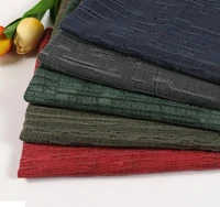 plain colour linen cotton fabric for trousers dress cloth home decoration cushion pillow diy sewing material by the meter