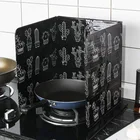 Складные алюминиевые экраны для защиты от брызг, горячая перегородка для приготовления пищи, перегородка для газовой плиты, кухонные принадлежности