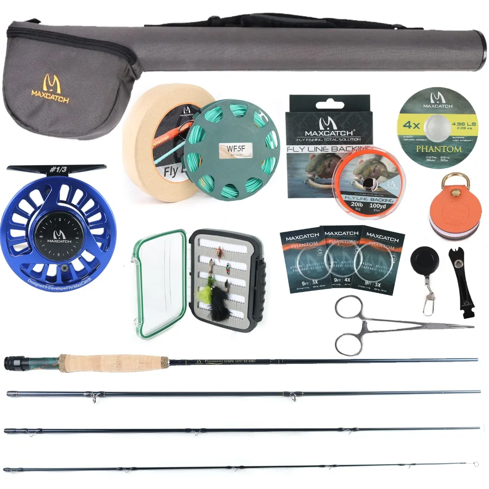 Maximumcatch 2/3/4WT Нимфа Fly Удочка IM10/36 T графитовая углеродная волокна 10/11FT умеренный быстрое действие Нимфа Fly стержень