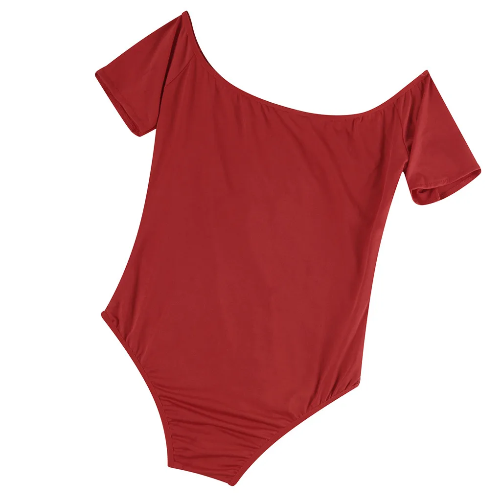 Сексуальное боди с коротким рукавом повседневное эластичное для женщин Летний