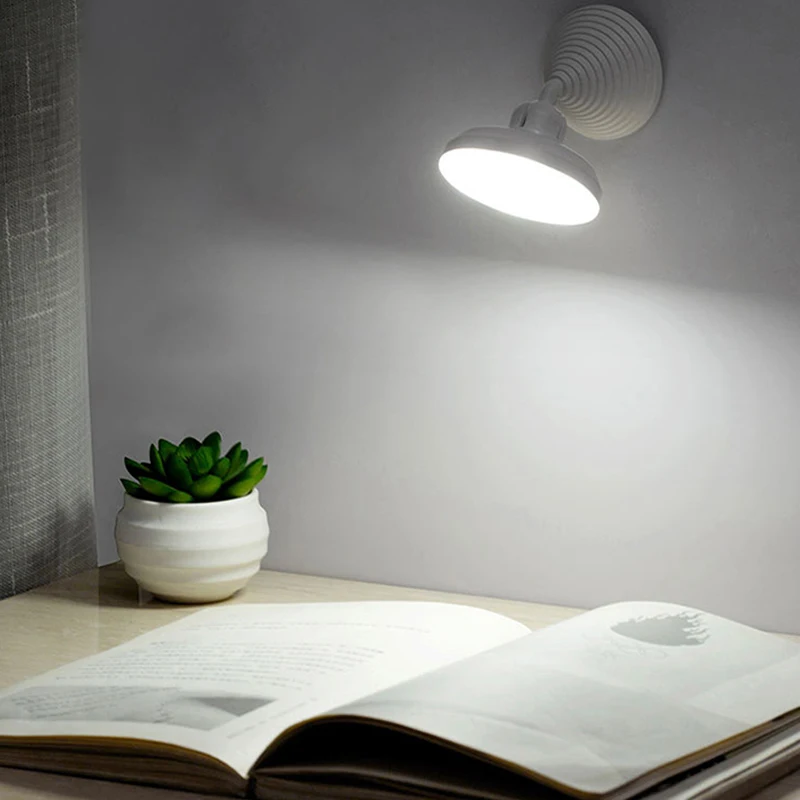 

Night Light LED Motion Sensor Light Control USB Charging Corridor Bedroom Bedside Lamp 360 Rotatable Wall Lamp