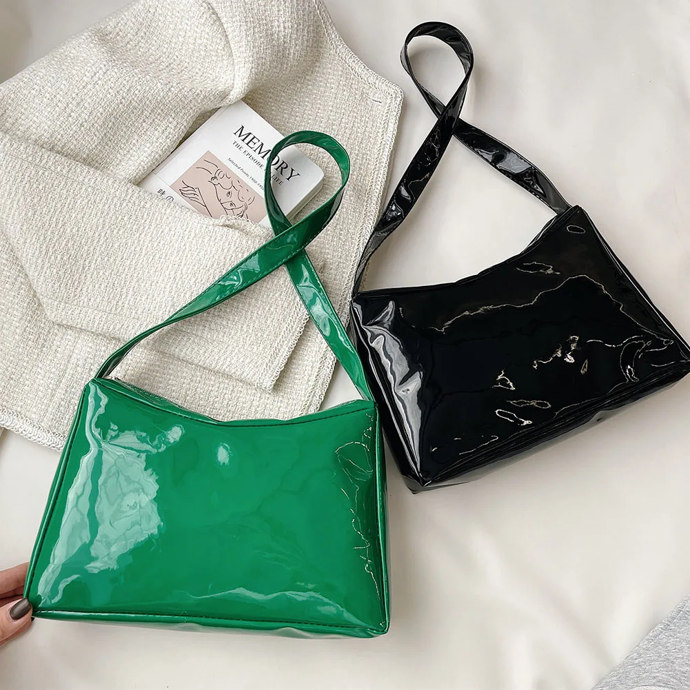 

Женская сумка 2021 ретро из искусственной кожи однотонная Роскошная квадратная сумка Водонепроницаемые сумки через плечо на молнии дизайнер...