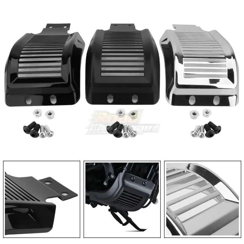 Мотоцикл пластиковый двигатель противоскользящая пластина шасси защита для Harley