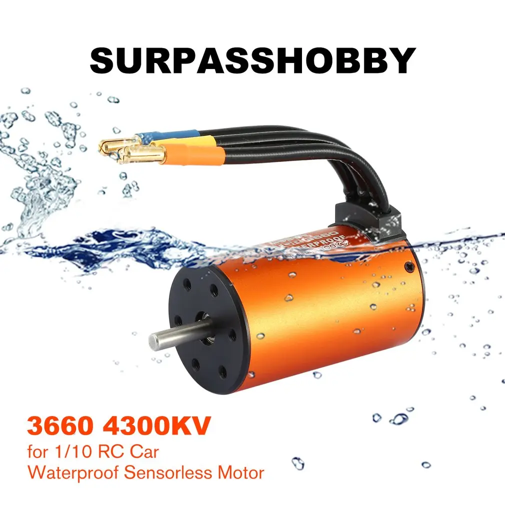 SURPASSHOBBY 3660 4300KV/3300KV/3800KV бесщеточный бездатчиковый двигатель с 60A комбинированная