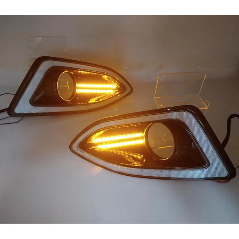 Дневные ходовые огни дневные противотуманные фары 2 шт. 1 комплект 12 В ABS для EDGE 2015