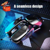 wireless mouse gaming 6key aluminum alloy chassis silent rechargeable usb office home pc gamer gaming mouse laptop mice computer