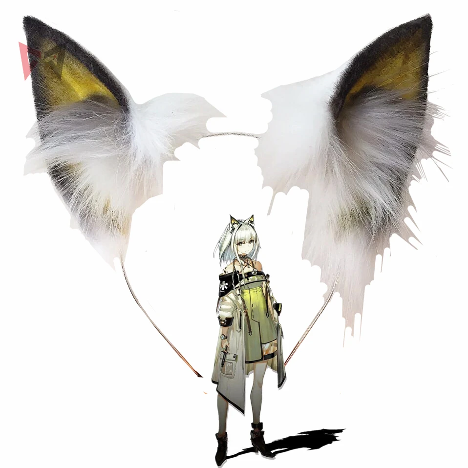 Обруч для волос MMGG косплея кошачьего Неко-уха аниме Лолиты аксессуары ручной