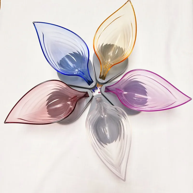 Органайзер дренаж для мыла в форме листьев присоска хранения ванной комнате