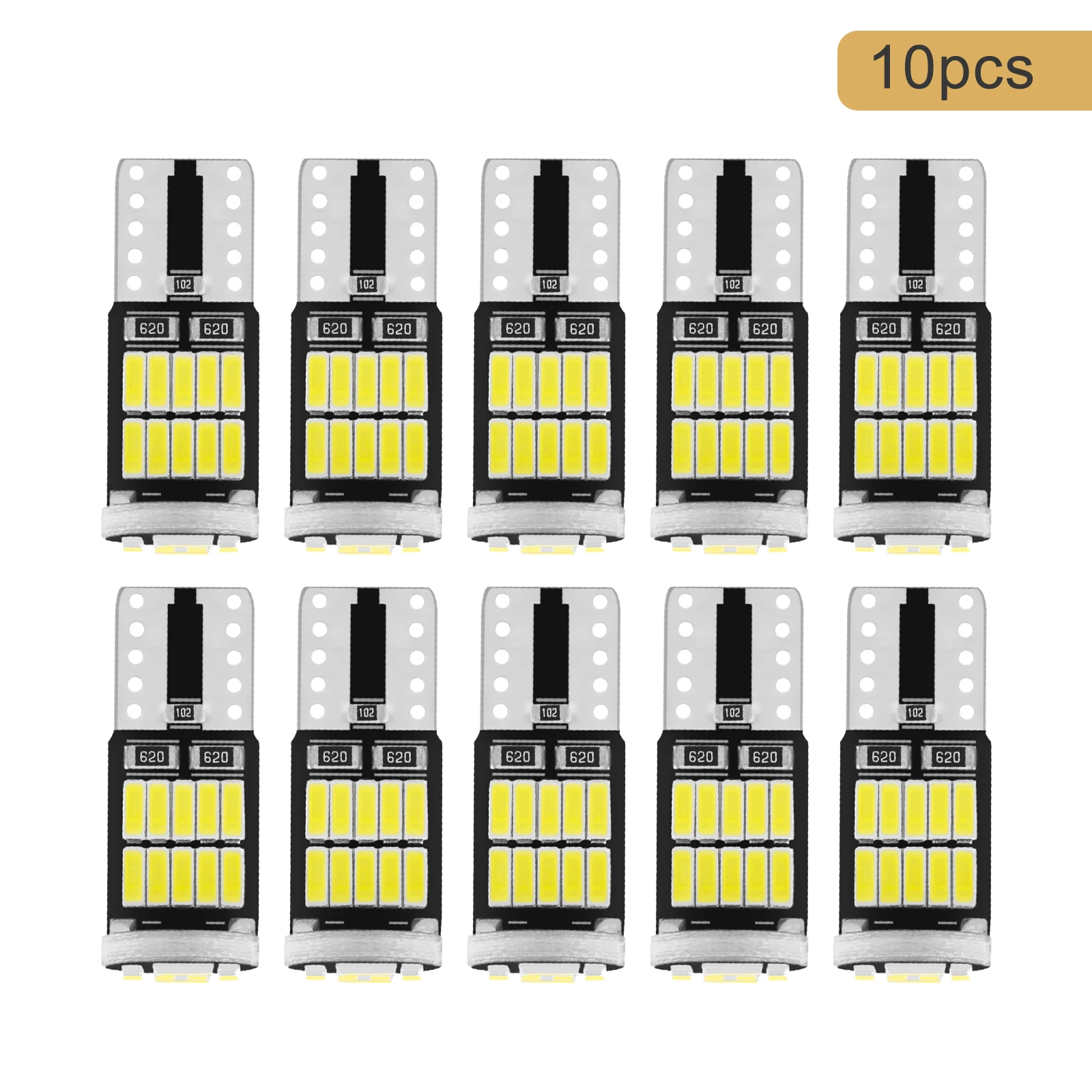 10 шт. 12 В T10 W5W 194 501 СВЕТОДИОД Canbus без ошибок для салона автомобиля 26 SMD 4014 чип чистый
