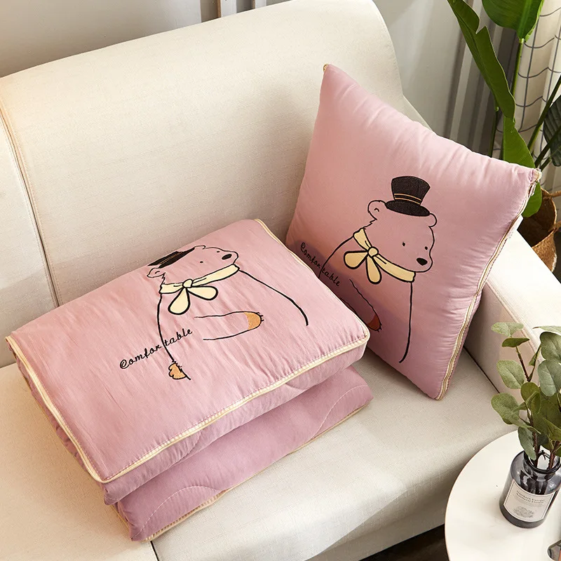 

Pillow quilt dual-purpose office nap pillow multifunctional pillow quilt foldable cushion cushion pillow air conditioning quilt