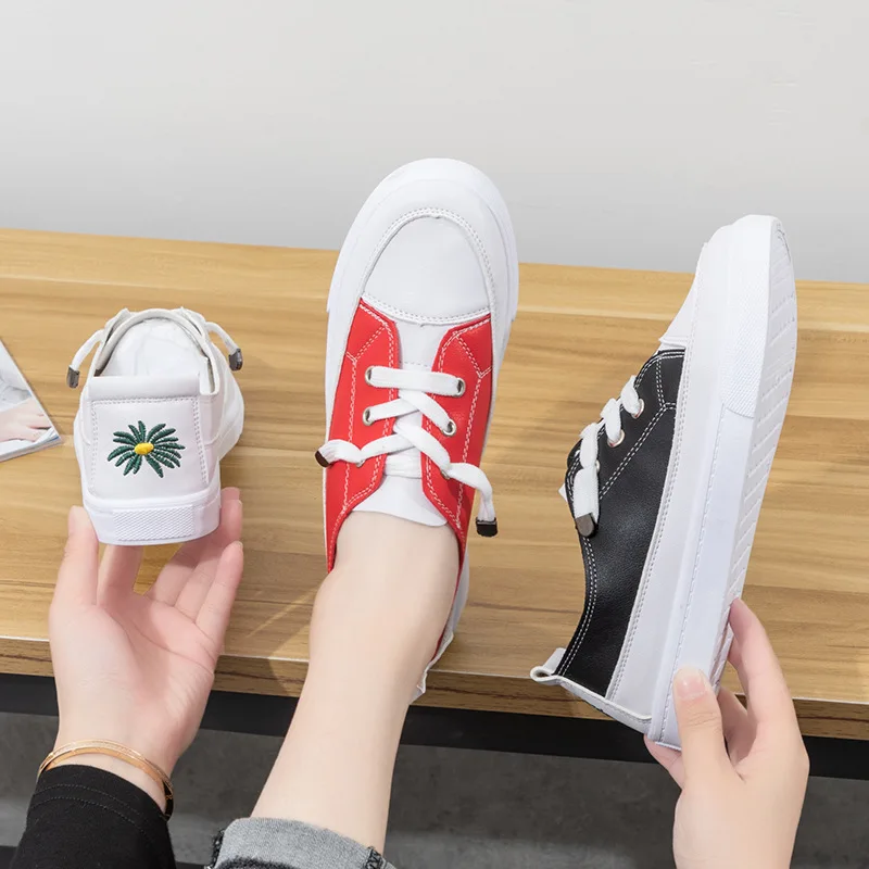 

Women Causal Shoes Platform Sneakers Female Vulcanize Shoe 2021 Spring Autumn New White Shoe Lady Loafers Fashion Tennis Trainer