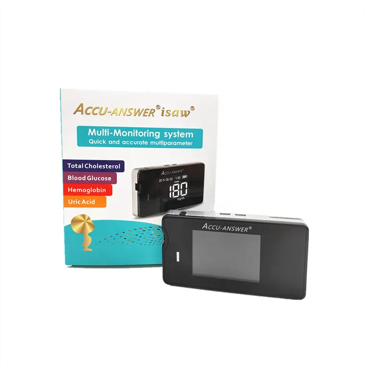 

CE ISO Certified Mlulti-Monitoring Meter Accu-answer 4 in 1 Glucometer